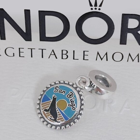 Pandora San Diego Seal Exclusive Dangle Charm - Picture 1 of 8